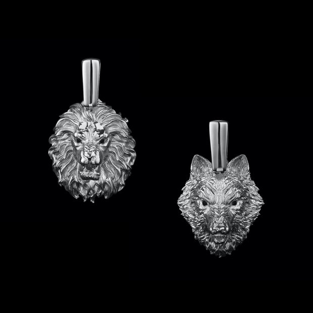 Favor US Duo: Lion + Wolf Pendants